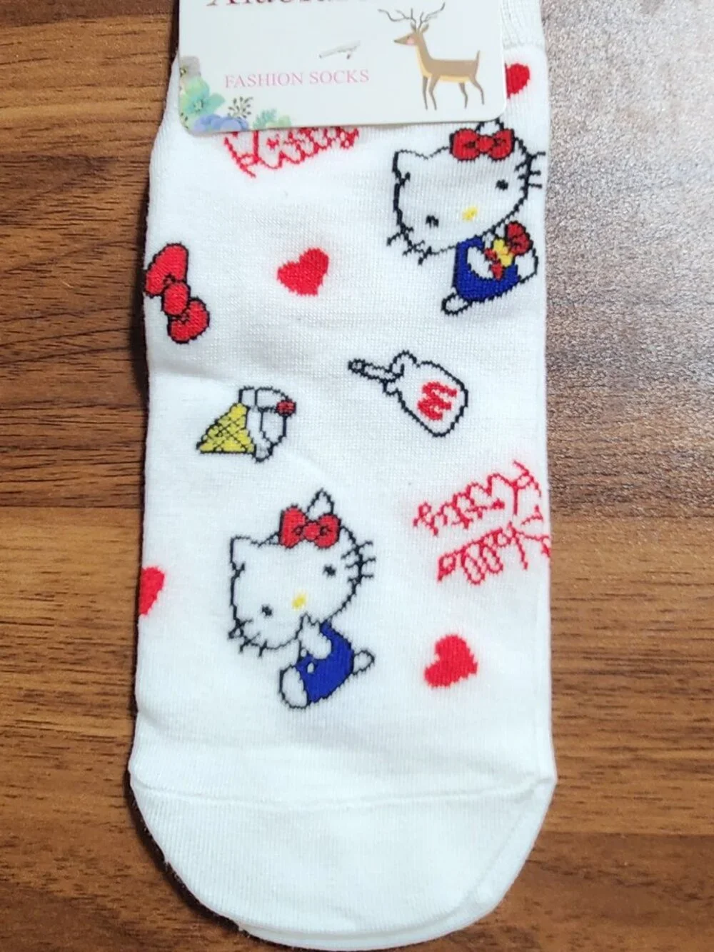 HELLO KITTY Socks - Six (6) Pairs - Women's EU 36-41 / US 5-9